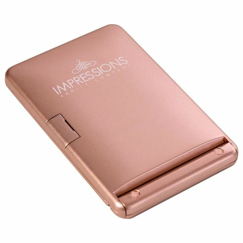 Discount 🎉 Impressions Vanity Company TouchUp Dimmable LED Compact Mirror, Rose Gold 😀 2 Discount 🎉 Impressions Vanity Company TouchUp Dimmable LED Compact Mirror, Rose Gold 😀 - Image 2