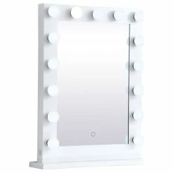 Hot Sale ✨ Elegant Furniture & Lighting Elegant Decor Brenda 32" X 24" Plug In LED Vanity Mirror In White ⌛ -bathroom mirrors Shop 8191d492039aea77 0248 w800 h800 b1 p0