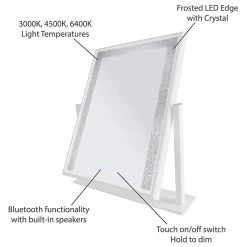 Top 10 ๐งจ Dyconn Faucet 12x16 Inch Hollywood Tri-Color Frosted Edge - White ๐ฏ 7 Top 10 ๐งจ Dyconn Faucet 12x16 Inch Hollywood Tri-Color Frosted Edge - White ๐ฏ -bathroom mirrors Shop 83719409013fd4e3 9466 w800 h800 b1 p0