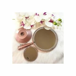 Best Sale 🧨 Impressions Vanity Company Bijou LED Makeup Mirror With Charging Stand And LED Lights, Rose Gold 🎁 -bathroom mirrors Shop 89518d0e0f1607bd 8479 w800 h800 b0 p0