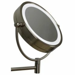 Top 10 💯 American Imaginations 20.83-in. Round Stainless Steel Wall Mount Magnifying Mirror 😍 -bathroom mirrors Shop 8c9191c500dbacbe 2108 w800 h800 b1 p0