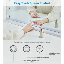 Outlet 🤩 Inspired Home Zarah Mirror, LED Bulbs, Color Modes, 31.5Lx4.7Wx23.6H 🎉 -bathroom mirrors Shop 9021553c020ec8bc 0654 w800 h800 b0 p0