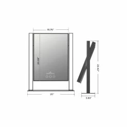 Buy 🎉 Impressions Vanity Company Nouveau XL Tri Tone LED Makeup Mirror, Black 🤩 -bathroom mirrors Shop 91d17aba02ed4c96 0875 w800 h800 b1 p0