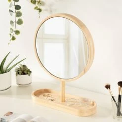 Best Sale ❤️ Uniek Travis Framed Tabletop Mirror, Natural 17x21 🔥 -bathroom mirrors Shop 9321c33501f6c816 6234 w800 h800 b0 p0