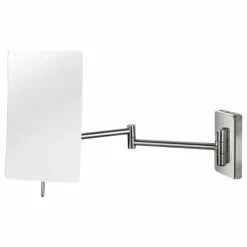 Coupon 🥰 Lacava Mega Collection, Rectangular Wall Mount Mirror, Polished Chrome 🥰