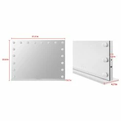 Outlet 🤩 Inspired Home Zarah Mirror, LED Bulbs, Color Modes, 31.5Lx4.7Wx23.6H 🎉 -bathroom mirrors Shop 9531d00b020ec8c3 0654 w800 h800 b1 p0