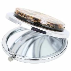 Promo 👍 GlassOfVenice Murano Glass Millefiori Folding Compact Mirror - Topaz Gold 🎉 -bathroom mirrors Shop 9cb1cd840751c930 4730 w800 h800 b1 p0
