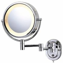 Flash Sale โค๏ธ SEE ALL INDUSTRIES Modern Wall Mounted Chrome Make-Up Mirror ๐