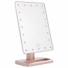 Deals 💯 Impressions Vanity Company Touch XL Dimmable LED Makeup Mirror With Detachable 5X Mirror, Rose Gold 🔥
