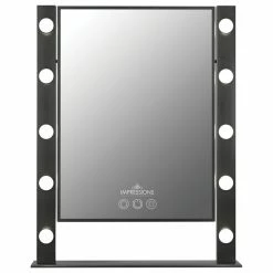 Outlet ✔️ Impressions Vanity Company CINEMATIQUE Tri-Tone Led Makeup Mirror, Black ⭐