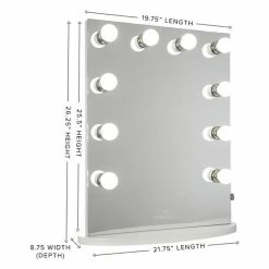 Coupon ⌛ Impressions Vanity Company Hollywood Premiere Slim Vanity Mirror, White 🎁 8 Coupon ⌛ Impressions Vanity Company Hollywood Premiere Slim Vanity Mirror, White 🎁 -bathroom mirrors Shop a2f10ce7000a1c3f 7590 w800 h800 b1 p0