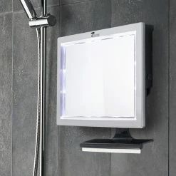Outlet 🤩 ToiletTree Products Deluxe LED Fogless Shower Mirror With Squeegee 😉 -bathroom mirrors Shop a6614d4a011152c6 6306 w800 h800 b0 p0