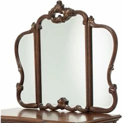 Best Sale 🧨 Michael Amini Aico Platine De Royale Vanity Mirror, Light Espresso 09068-229 🛒 -bathroom mirrors Shop aa01cafd09545ea8 9021 w800 h800 b1 p0