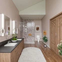 Top 10 😉 Alfi Trade ALFI ABM9WLED-BN Brushed Nickel Wall Mount 9" 5x Magnifying Mirror With Light 😉 -bathroom mirrors Shop ab8173db02911565 5904 w800 h800 b0 p0