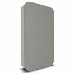 Discount 👍 Ketcham Medicine Cabinets/Fred Silver & Company Round Corner Series Surface Mounted Steel Framed Mirror Medicine Cabinet 💯 -bathroom mirrors Shop af811b380009a705 9355 w800 h800 b1 p0