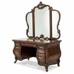 Best Sale 🧨 Michael Amini Aico Platine De Royale Vanity Mirror, Light Espresso 09068-229 🛒 -bathroom mirrors Shop b081f30109545eaa 9021 w800 h800 b1 p0