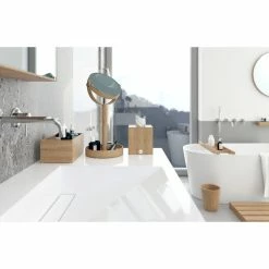 Outlet 😀 Coppice Natural Oak Double Face Mirror With Storage Tray | Wireworks Close-up 🤩 -bathroom mirrors Shop b171682e014a0c44 8975 w800 h800 b1 p0