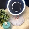 Best reviews of ⌛ Impressions Vanity Company Halo LED Makeup Mirror, White Marble, Lighted Makeup Mirror With Magnification 😉