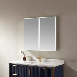 Budget 😍 Vinnova 36" Rectangle Frameless Lighted Medicine Cabinet Wall Mounted Mirror 🎁 -bathroom mirrors Shop b851830b01a9c20e 6136 w800 h800 b0 p0