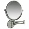 Coupon 🎉 Valsan Bathrooms Contemporary Wall Mounted Mirror With 3-Times Magnification, Polished Nickel 🥰