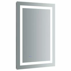 Best reviews of 🔥 Fresca Santo Bathroom Mirror With LED Lighting And Defogger, 24"x36" 🧨