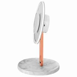 Best reviews of ⌛ Impressions Vanity Company Halo LED Makeup Mirror, White Marble, Lighted Makeup Mirror With Magnification 😉 -bathroom mirrors Shop c2c185a60ec58452 9837 w800 h800 b1 p0