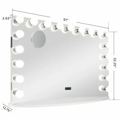 Brand new ❤️ Impressions Vanity Company Hollywood Premiere Pro Max Vanity Mirror With Bluetooth, White 🥰 11 Brand new ❤️ Impressions Vanity Company Hollywood Premiere Pro Max Vanity Mirror With Bluetooth, White 🥰 -bathroom mirrors Shop c6b1296301df2846 0066 w800 h800 b1 p0