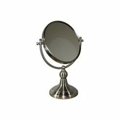 Flash Sale 👍 HomeRoots Vintage Rotating Chrome 5X Magnification Vanity Mirror 🔔
