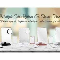 Hot Sale 😀 Impressions Vanity Company Touch: "The Set" - Touch XL & TouchUp Makeup Mirror Bundle, White 😉 -bathroom mirrors Shop d601dbb301283706 5774 w800 h800 b0 p0