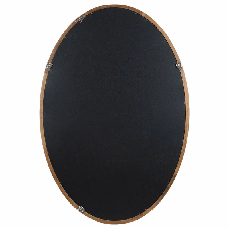 Discount โญ Uniek Hogan Oval Framed Wall Mirror, Rustic Brown 24x36 ๐ 5 Discount โญ Uniek Hogan Oval Framed Wall Mirror, Rustic Brown 24x36 ๐ - Image 5