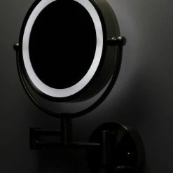 Top 10 💯 American Imaginations 20.83-in. Round Stainless Steel Wall Mount Magnifying Mirror 😍 -bathroom mirrors Shop d991c16c00dbacc3 2108 w800 h800 b0 p0