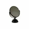 Coupon ⭐ HomeRoots Vintage Pedestal Black 5X Magnification Vanity Mirror 😀