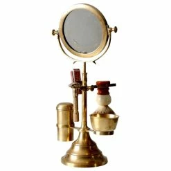 bathroom mirrors Shop 16 Best Pirce ๐ Unknown Consigned, Antique Shaving Kit And Mirror Stand ๐