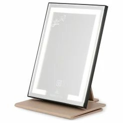 Flash Sale 💯 Impressions Vanity Company Liane V. Touch Pad Mini LED Makeup Mirror, Beige ✨