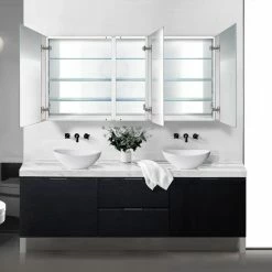 Budget 🎉 Krugg Reflections Tri-View Krugg Medicine Cabinet Recess Or Surface Mount, 60x30 🤩 -bathroom mirrors Shop ef71193b01fac509 6155 w800 h800 b0 p0