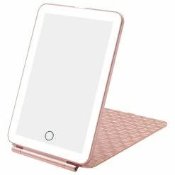 Discount 🔥 Impressions Vanity Company Fleur Touch Pad Mini Tri-Tone Led Makeup Mirror, Rose Gold ✨ -bathroom mirrors Shop f1717e72013a887d 3886 w800 h800 b1 p0