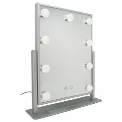 Best deal ๐ Impressions Vanity Company Hollywood Touch Duo-Tone LED Makeup Mirror With Touch Sensor Switch, Silver ๐งจ