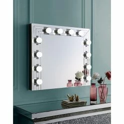 Best Pirce 🔔 Acme Furniture ACME Noralie Wall Decor In Mirrored And Faux Diamonds ✨ -bathroom mirrors Shop f9e16c0a024d1c6f 3259 w800 h800 b0 p0