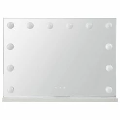 Cheapest 😍 Inspired Home Abdirahman Mirror, LED Bulbs, Color Modes, 20.4Lx4.7Wx16.7H 🎉