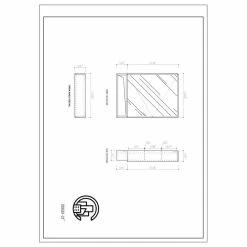 Brand new 🔥 Cartisan Design & Build Group, Inc. Bergen Modern Medicine Cabinet, Matte Black Frame, Pecan Oak Shelf, 24" 🔔 -bathroom mirrors Shop fae13a6d030e94c9 9051 w800 h800 b1 p0