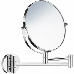 Flash Sale 👍 Smedbo Inc Z628 Wall Mounted 2 Sided Make Up/Shaving Mirror, 7X'S And Normal 🥰