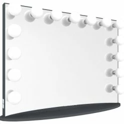 Buy 🌟 Impressions Vanity Company Hollywood Glow Pro Vanity Mirror, Charcoal, Clear Bulb, Non-Bluetooth 🎉