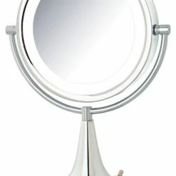 Discount 😍 Jerdon 8.5" LED Lighted Mirror, 8X-1X Mag, Chrome 🎉