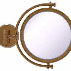 Buy 👍 Allied Brass 8" Wall Mounted Make-Up Mirror 4xMagnification, Brushed Bronze ✔️