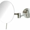 Hot Sale 😀 Jerdon Sharper Image 7.75" Wall Mirror With 5X Mag, Nickel 😀