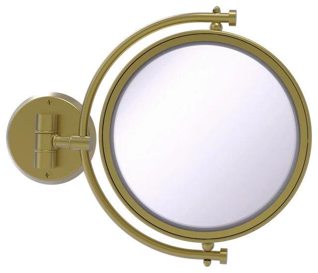 Buy ๐ Allied Brass 8" Wall Mounted Make-Up Mirror 2xMagnification, Satin Brass ๐ 1 Buy ๐ Allied Brass 8" Wall Mounted Make-Up Mirror 2xMagnification, Satin Brass ๐