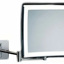 Budget ✨ WS Bath Collections Smile 850 Hard Wired Wall Mounted Magnifying Mirror 5x ⭐