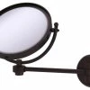 Coupon 🧨 Allied Brass 8" Wall Mounted Make-Up Mirror 5xMagnification, Antique Bronze ⌛