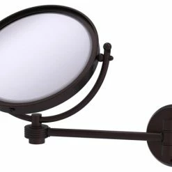 Coupon 🧨 Allied Brass 8" Wall Mounted Make-Up Mirror 5xMagnification, Antique Bronze ⌛