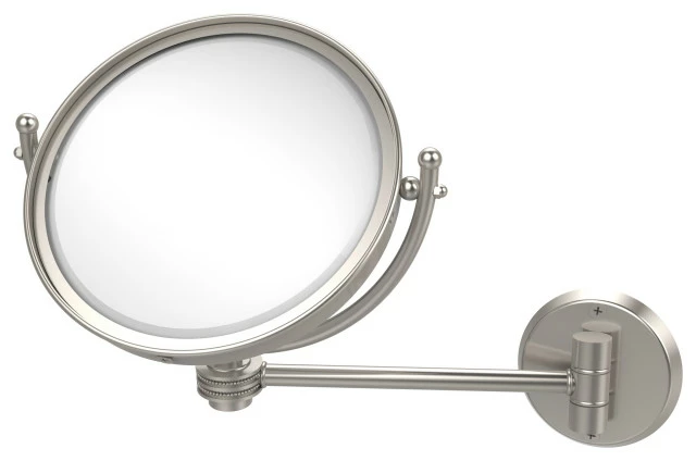 Coupon 🌟 Allied Brass 8" Wall Mounted Make-Up Mirror 3xMagnification, Satin Nickel 🌟 1 Coupon 🌟 Allied Brass 8" Wall Mounted Make-Up Mirror 3xMagnification, Satin Nickel 🌟